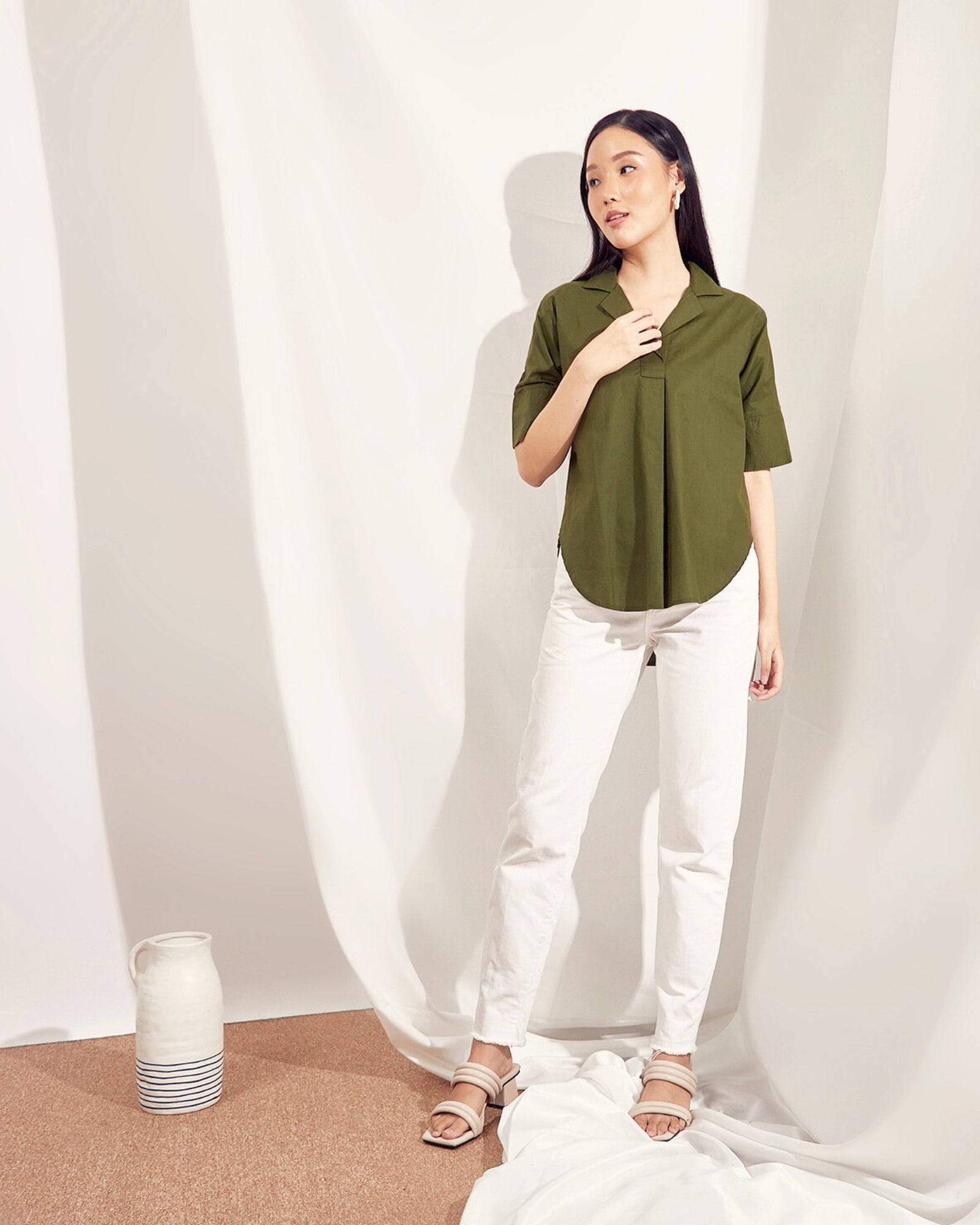 Ms Daisy Nola Cotton Blouse