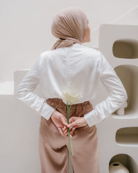 Ms Daisy Raina Pleated Satin Kulot Culotte