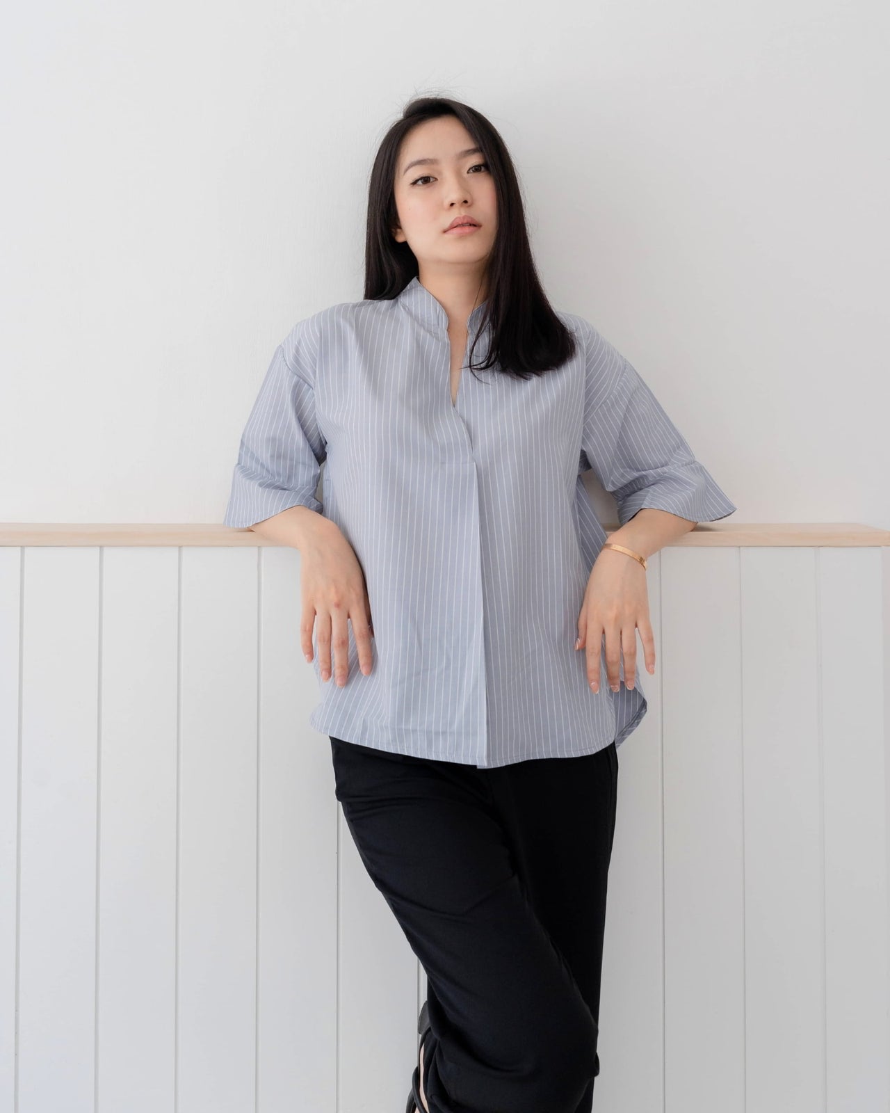 Ms Daisy Isla Ruffle-Sleeve Top