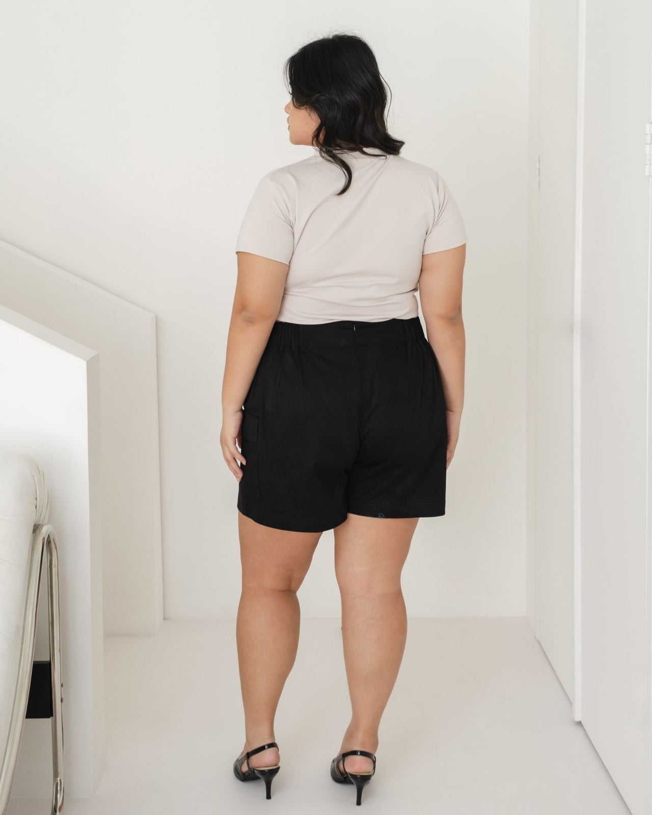 Ms Daisy Adriana Highwaist Belted Cargo Skort