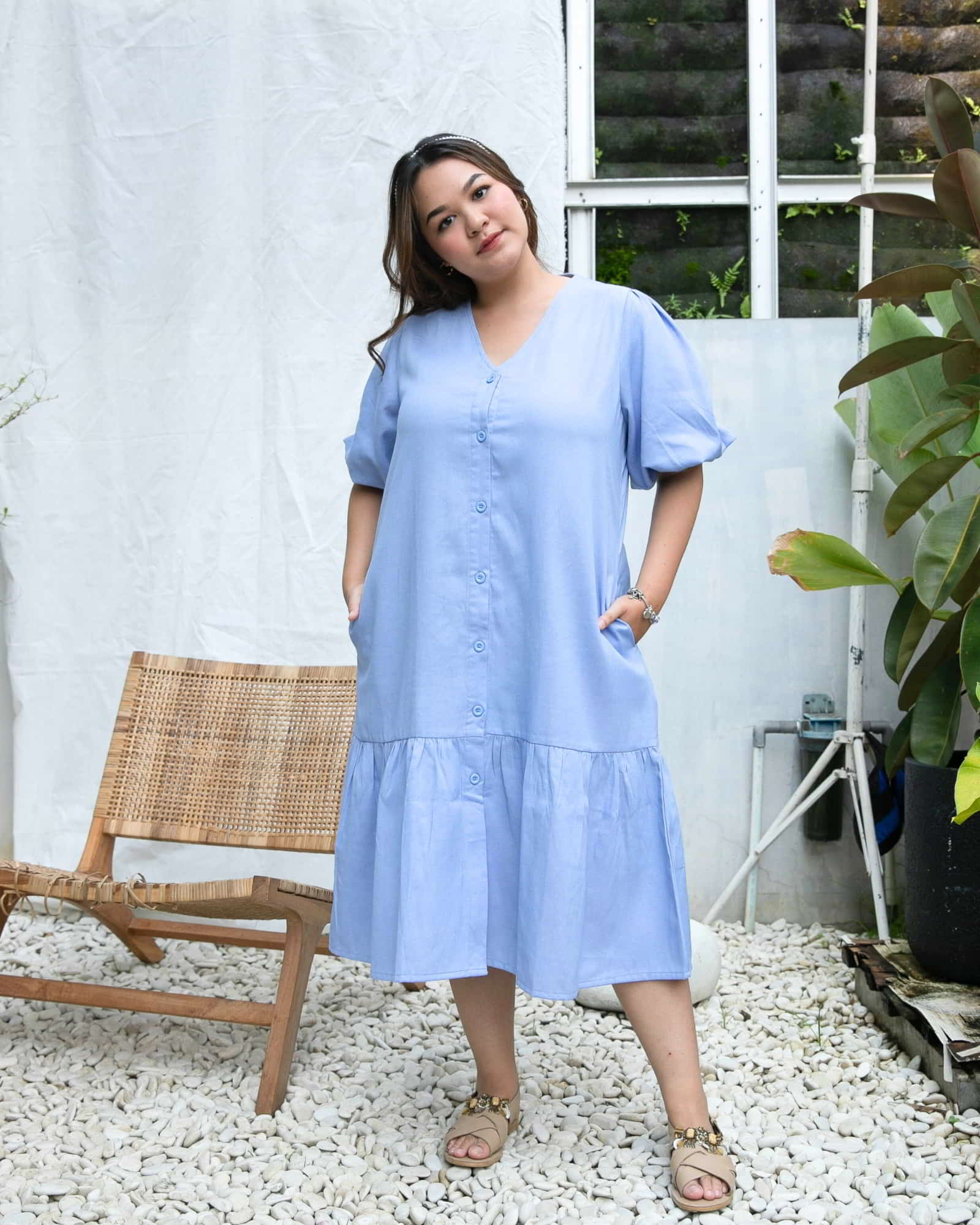 [Ms Daisy x Jourimanzky] Sunshine Puff Sleeve Dress