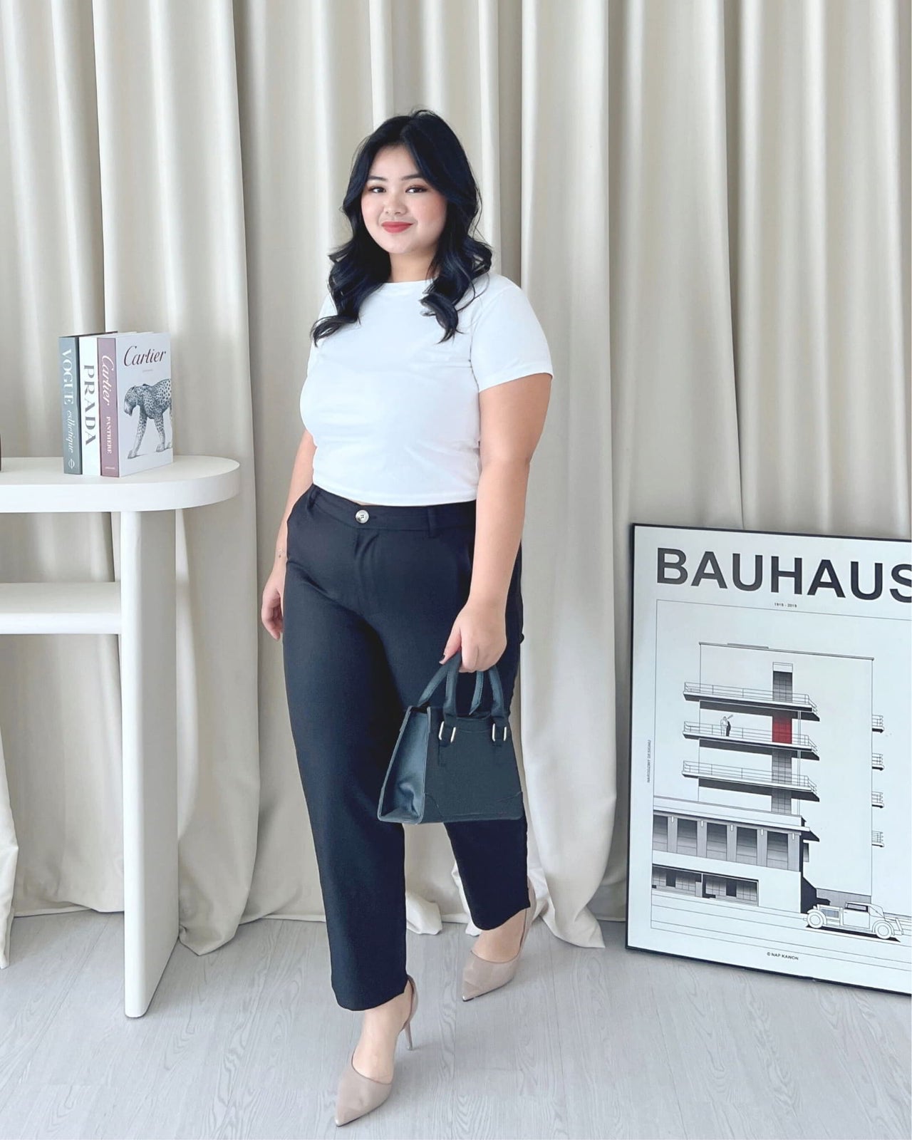Ms Daisy Viola Slim Fit Cropped Pants