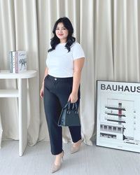 Ms Daisy Viola Slim Fit Cropped Pants