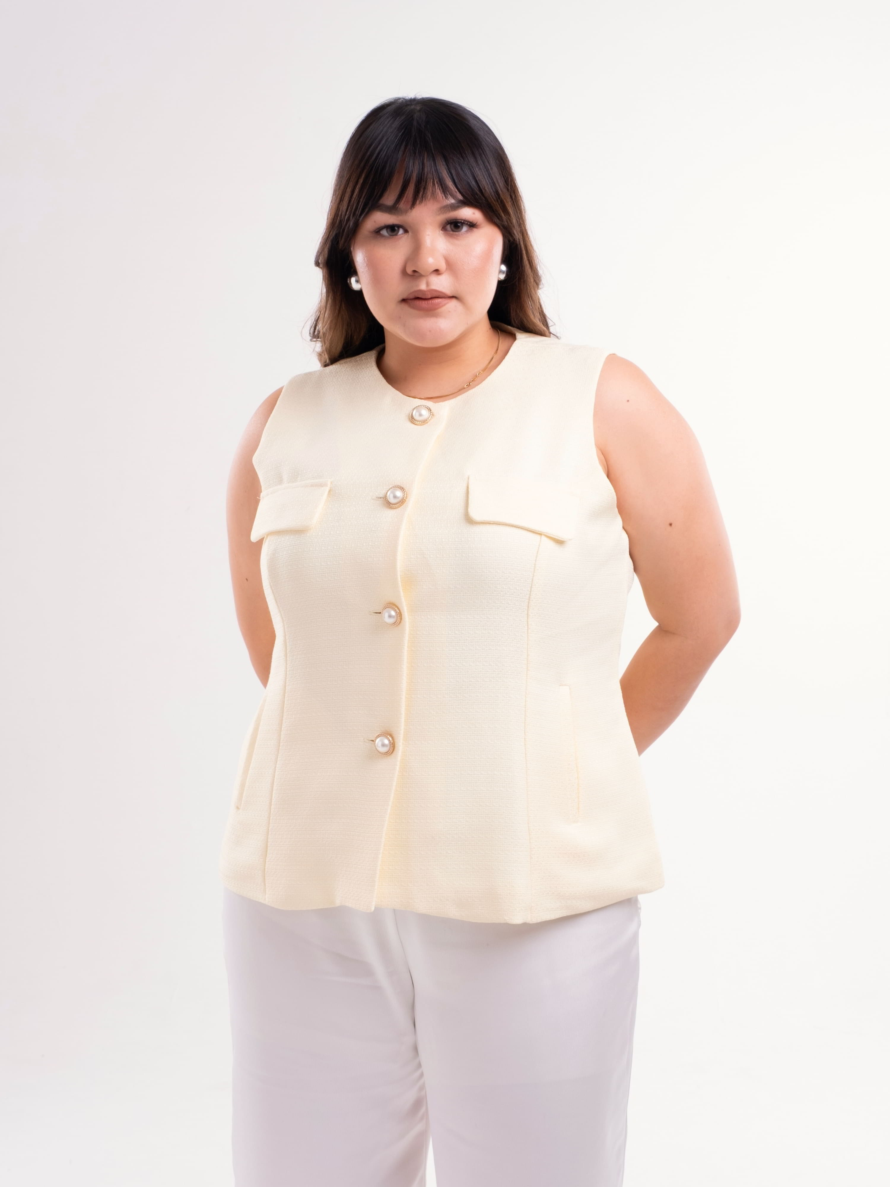 Ms Daisy - Amelie Tweed Top