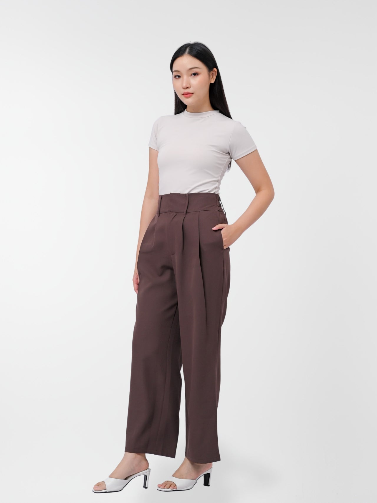 Ms Daisy Briana Premium High-Waisted Pants