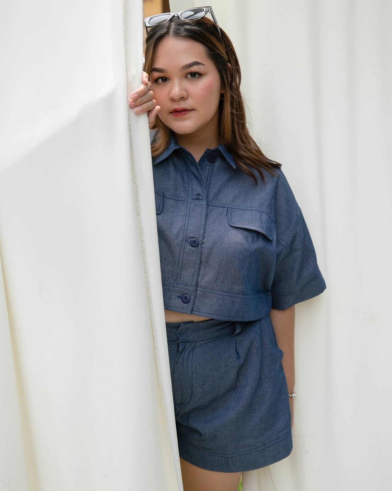 [Ms Daisy x Jourimanzky] Happy-Go-Lucky Cropped Jacket/Top with Wide leg Shorts