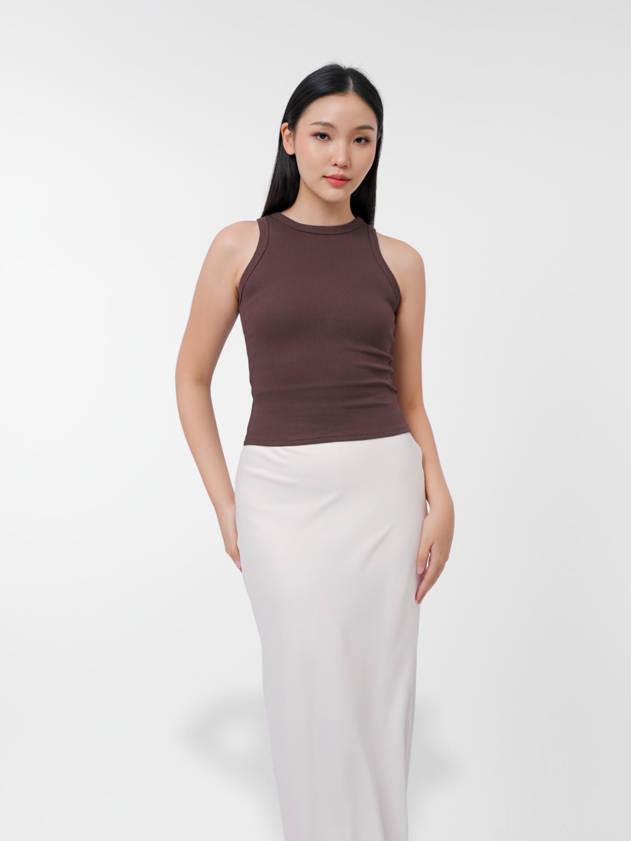 Ms Daisy Butter Rib Tank Top Crop Tank Top / Regular Tank Top