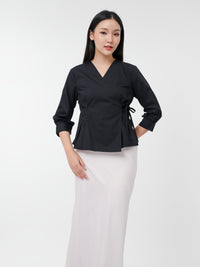 Ms Daisy Adora Kimono-like Tied Top Long Sleeve