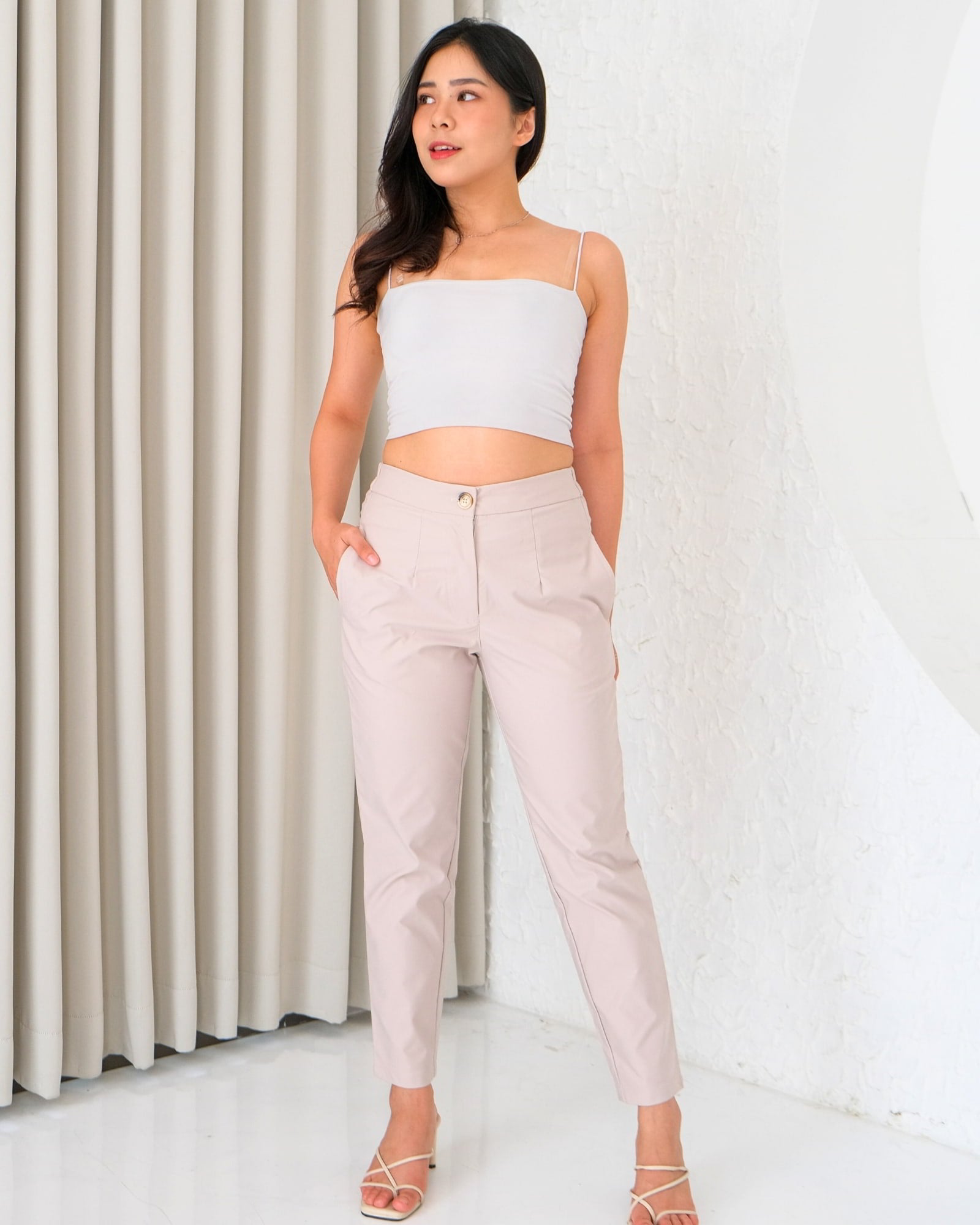 Ms Daisy Mia Basic Cropped Pants