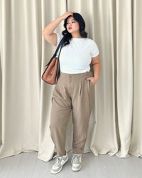 Ms Daisy Cleo Button High Waist Pants