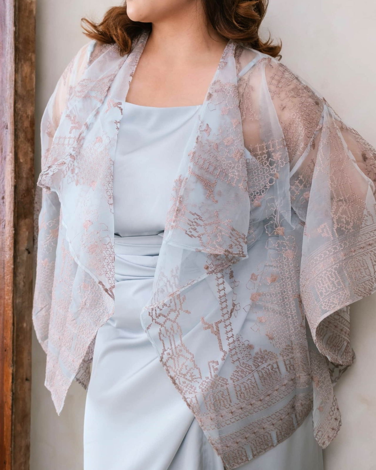 Ms Daisy Zahra Premium Organza Brocade Outer