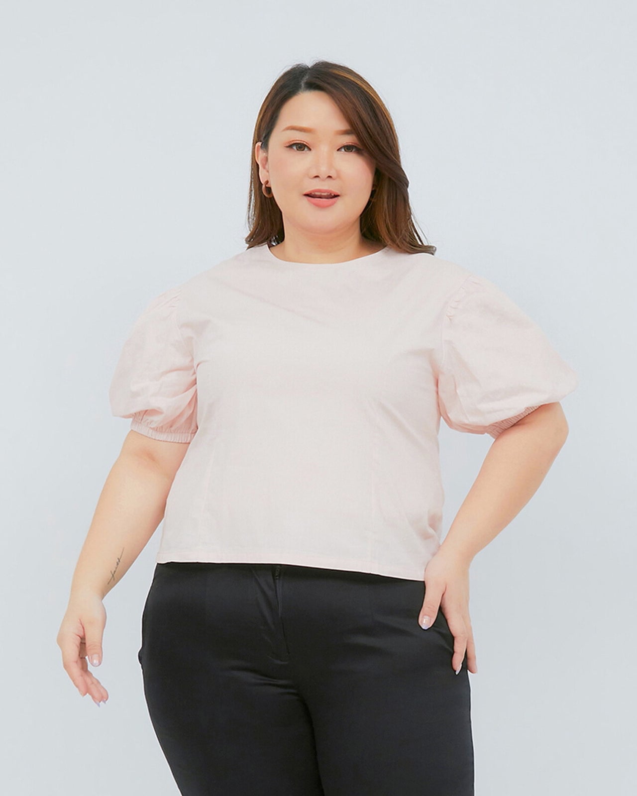 Ms Daisy Bianca Puff Sleeve Top