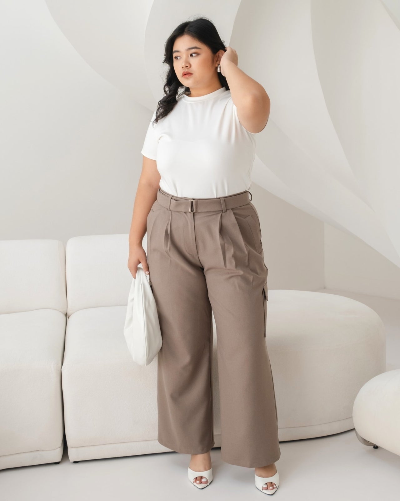 Ms Daisy Alexa Belted Cargo Pants