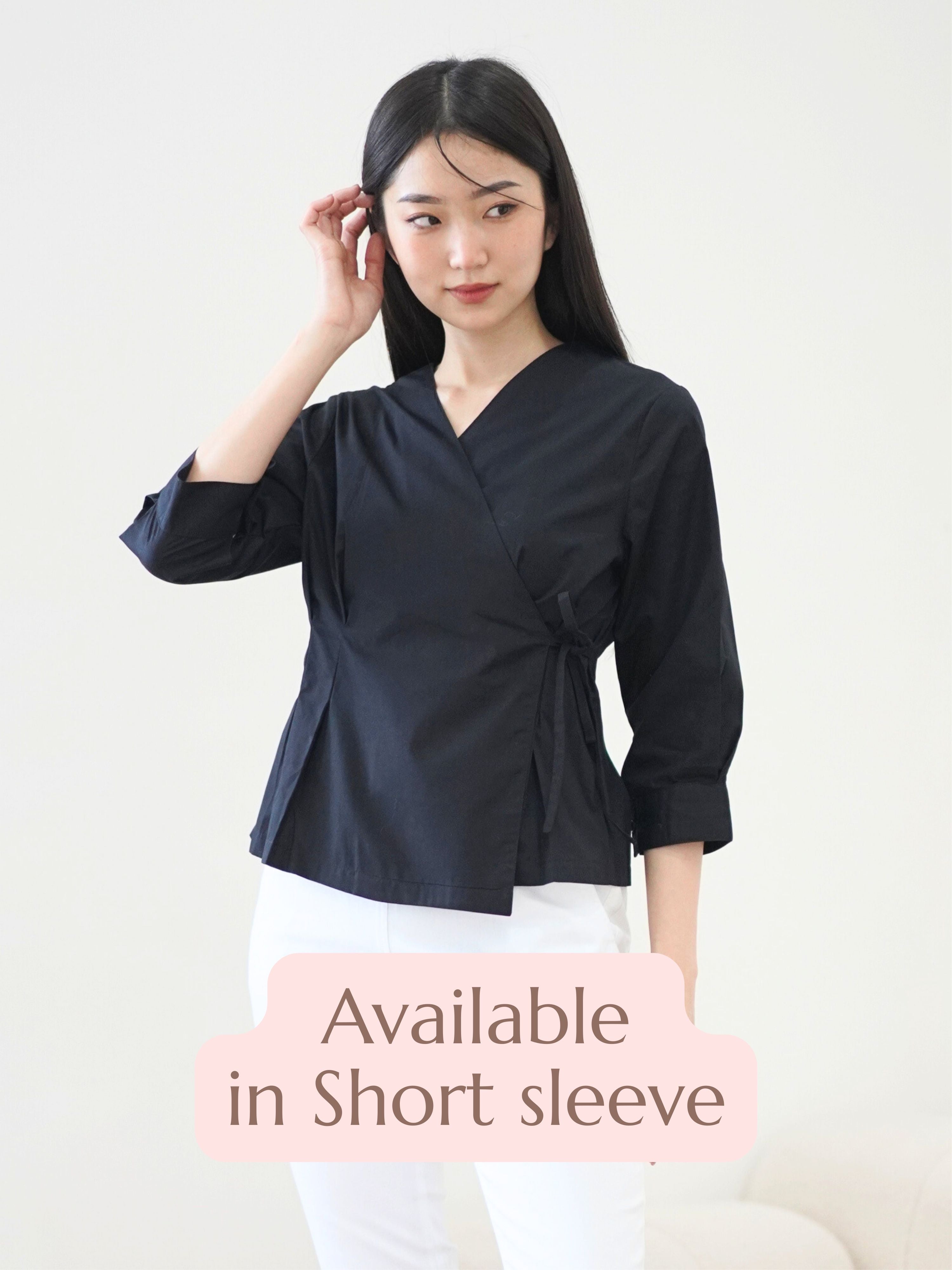 Ms Daisy Adora Kimono-like Tied Top Long Sleeve