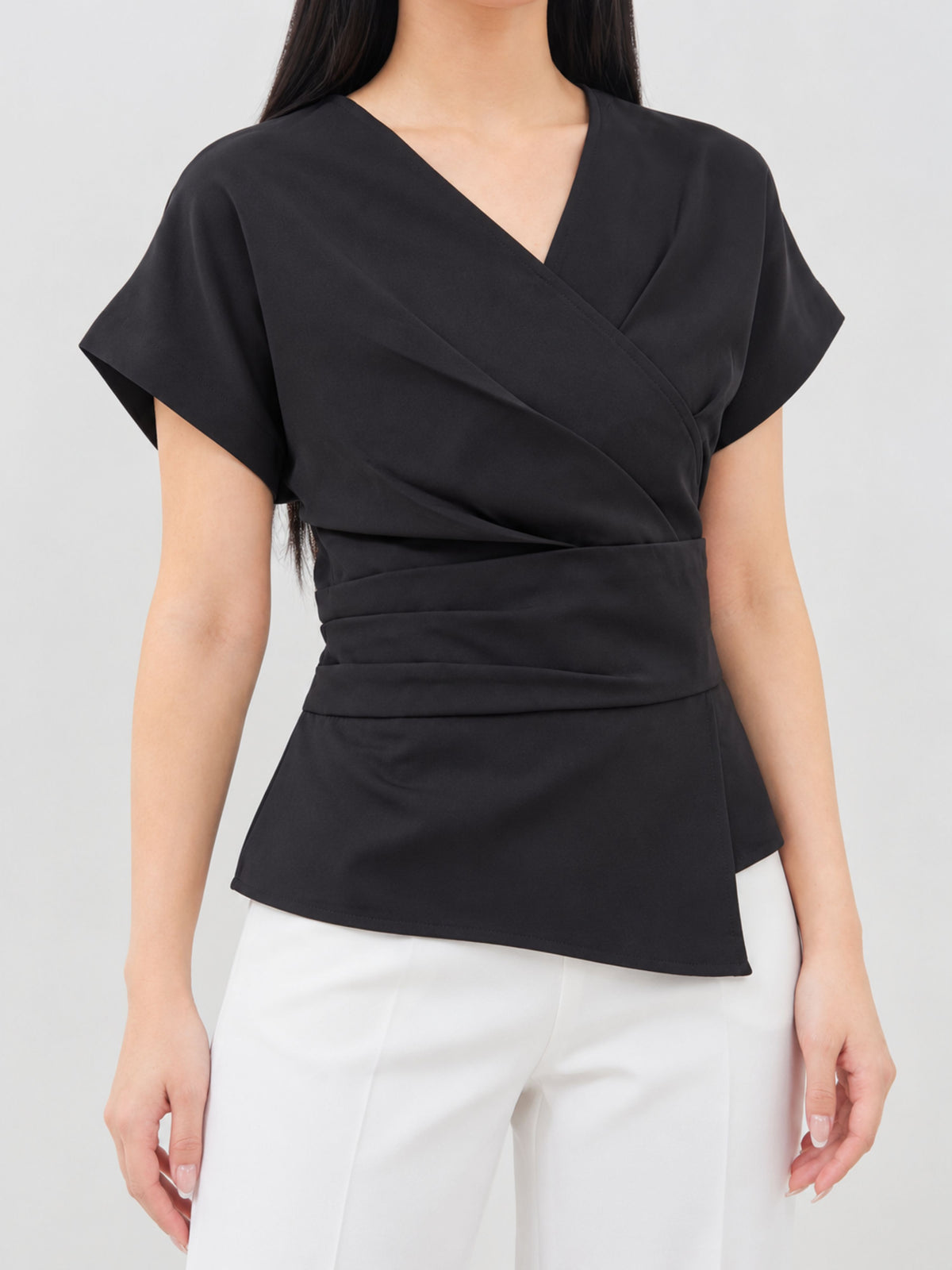 Ms Daisy Joanne Wrap Blouse