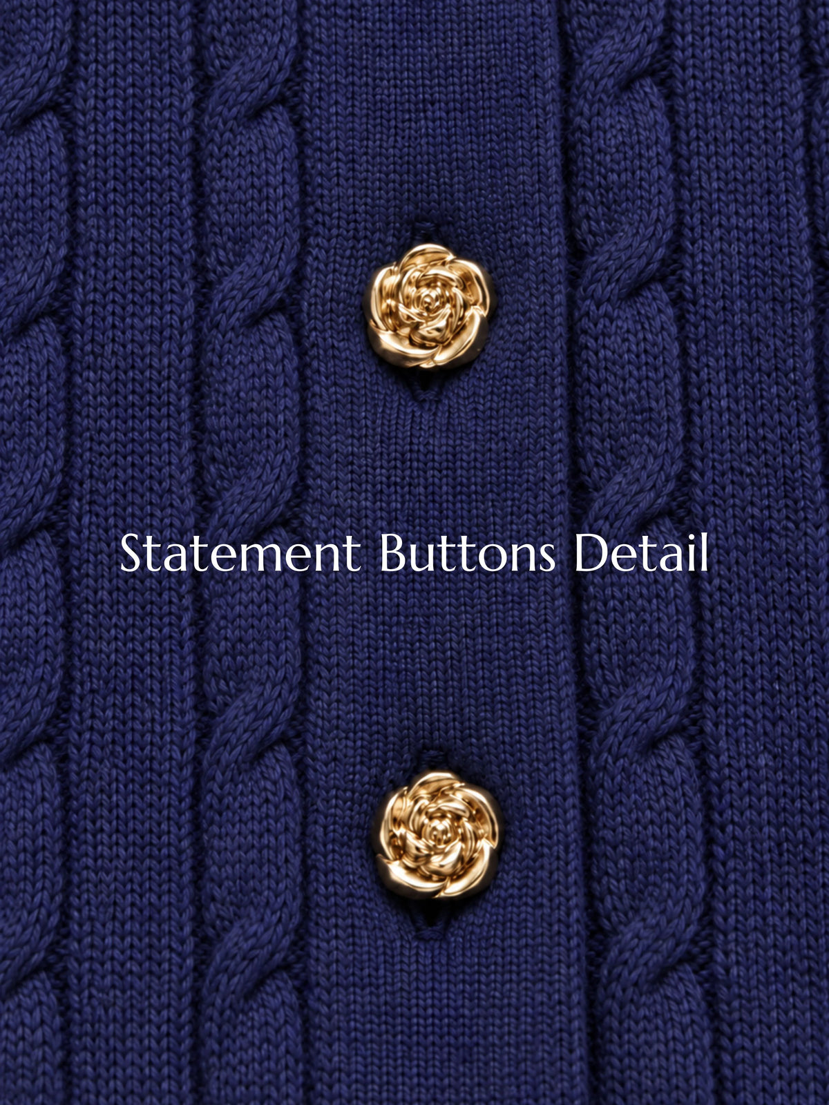 Ms Daisy Jackie Cable Knit Cardigan
