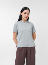 Ms Daisy Candy Pleats Knit T-Shirt