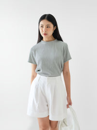 Ms Daisy Candy Pleats Knit T-Shirt