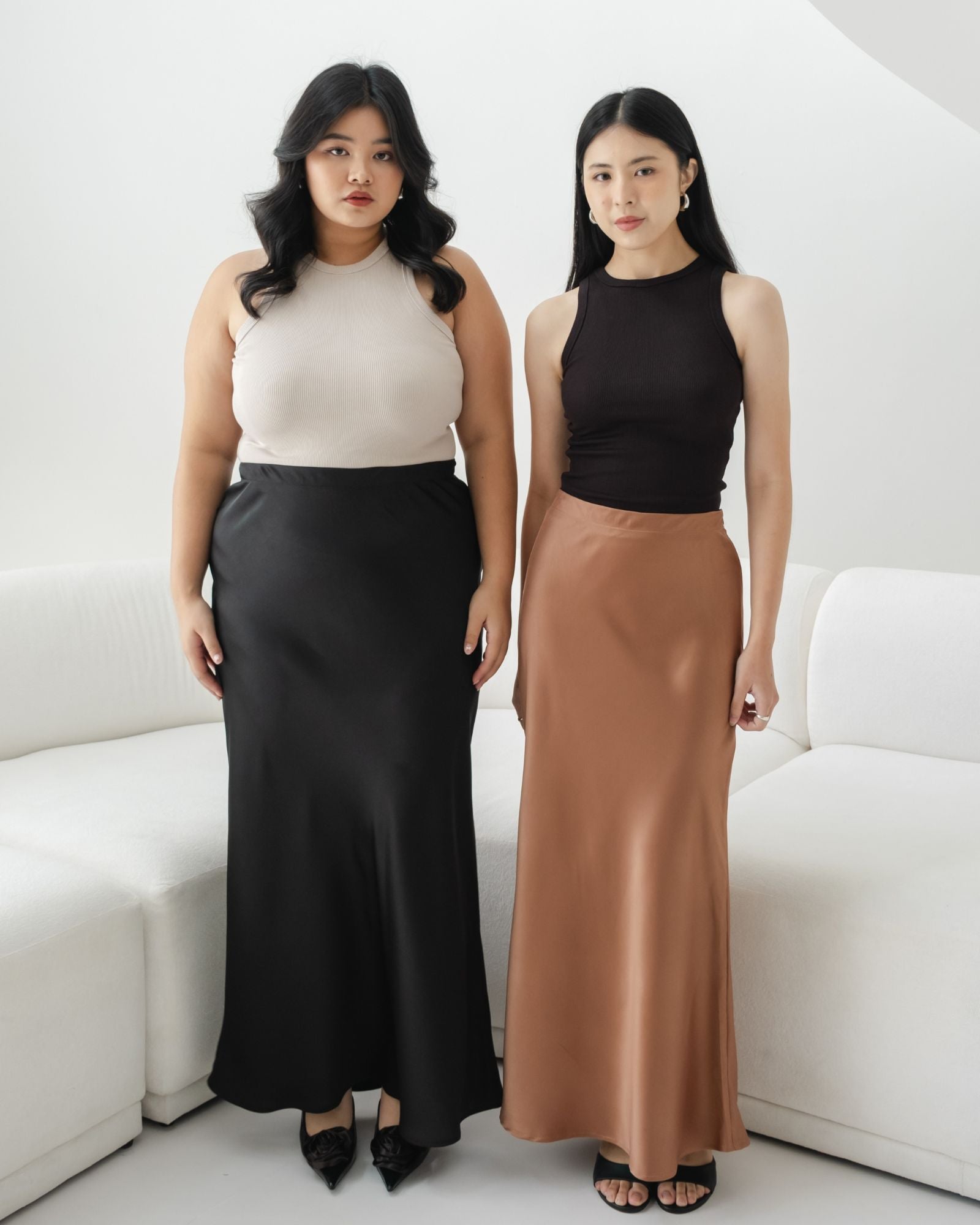 Ms Daisy Aurora Satin Skirt