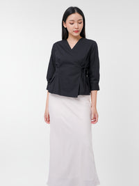 Ms Daisy Adora Kimono-like Tied Top Long Sleeve