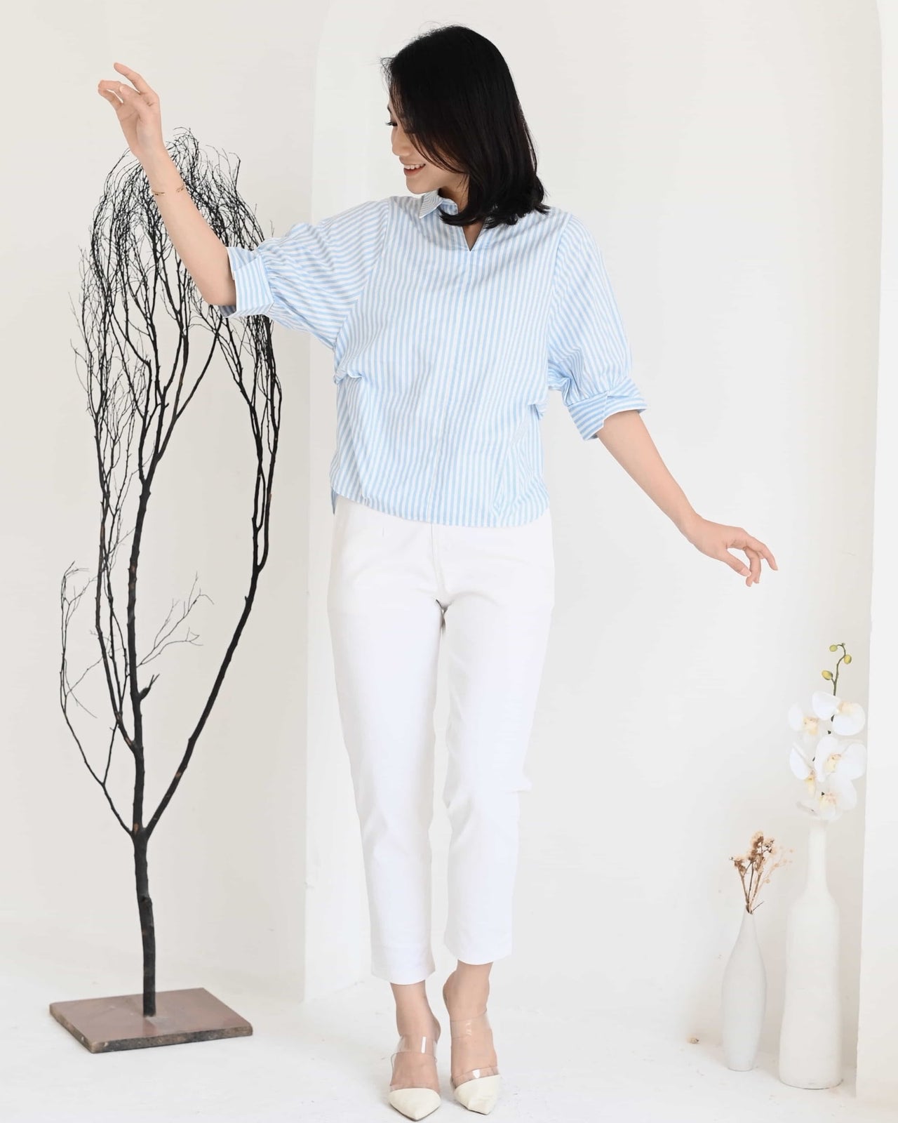 Ms Daisy Zoey Blouse Kasual Baju Atasan Wanita