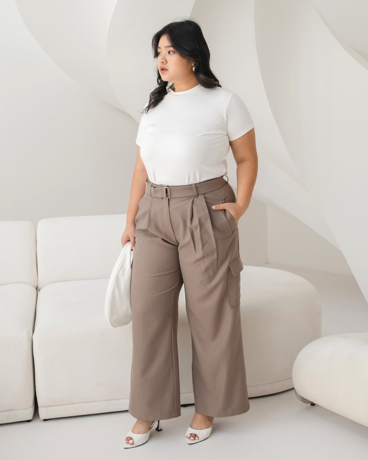 Ms Daisy Alexa Belted Cargo Pants