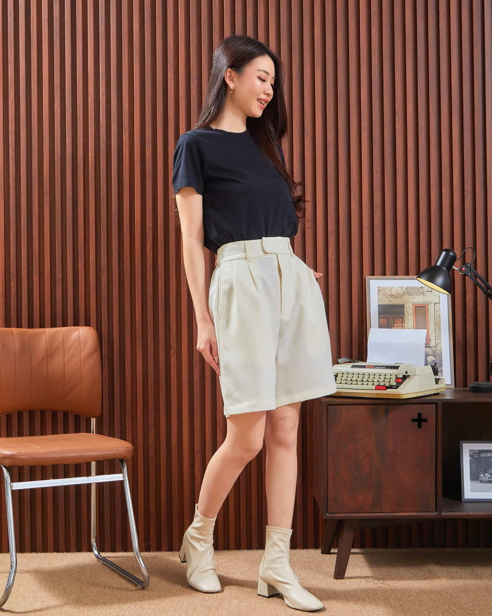 Ms Daisy Lou Midi A Line Shorts