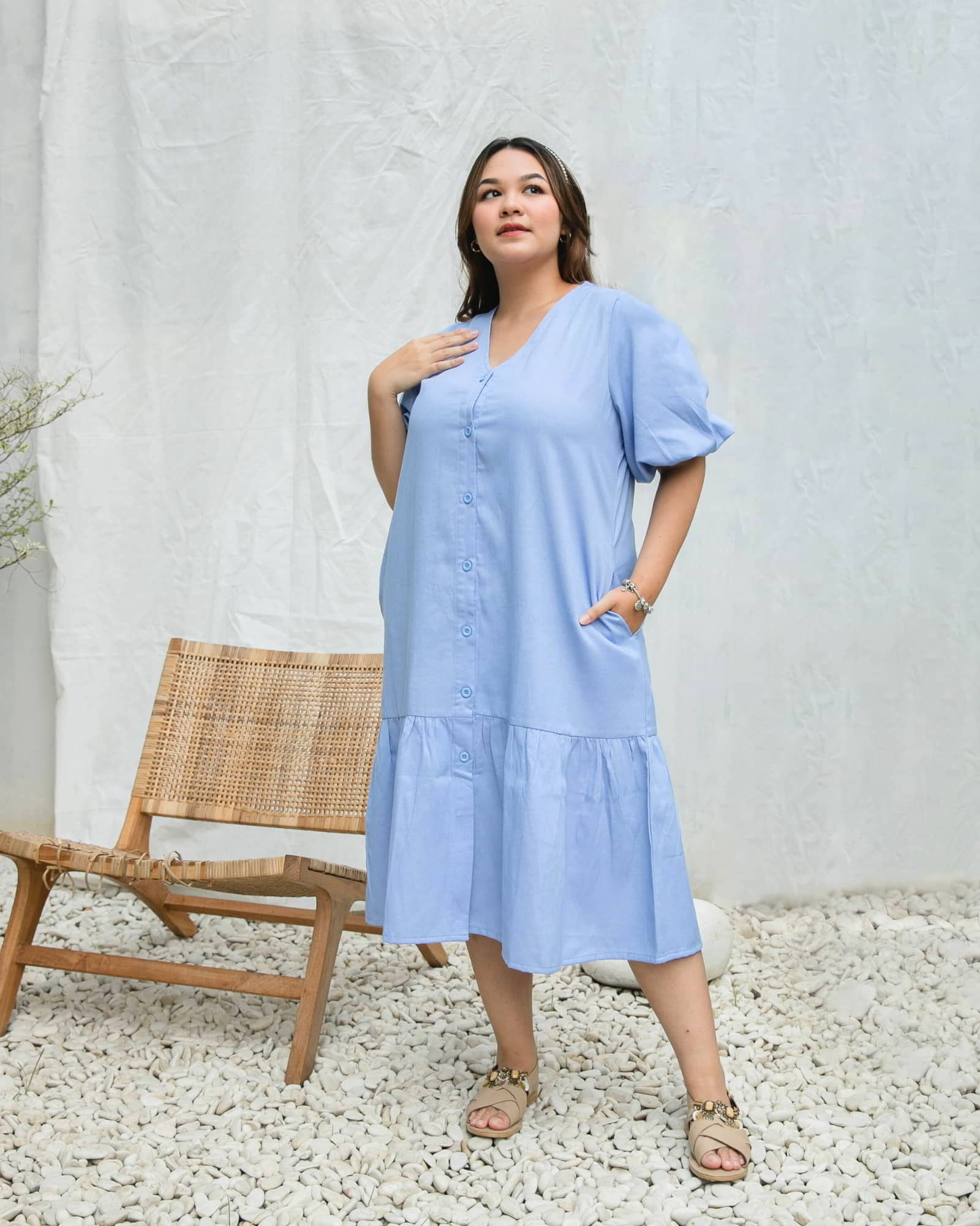 [Ms Daisy x Jourimanzky] Sunshine Puff Sleeve Dress