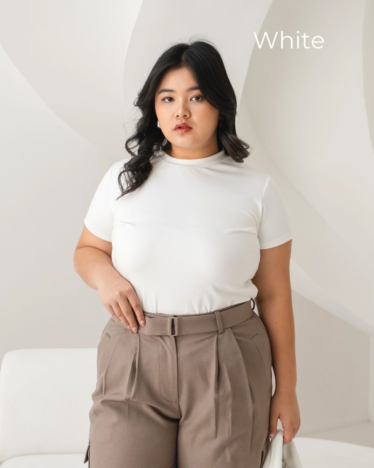 Ms Daisy Alana Basic Fitted T-Shirt