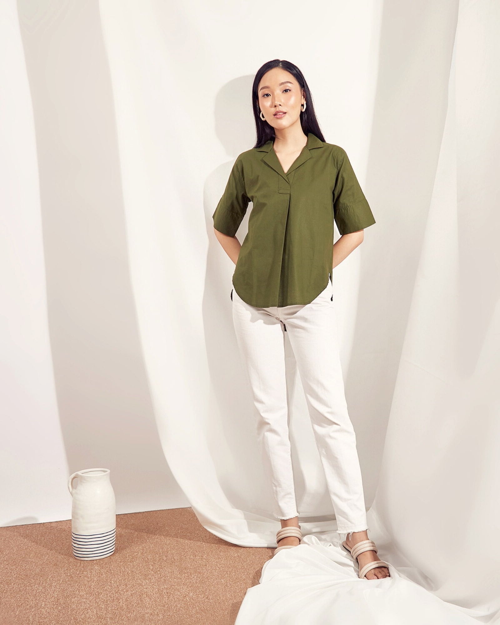 Ms Daisy Nola Cotton Blouse