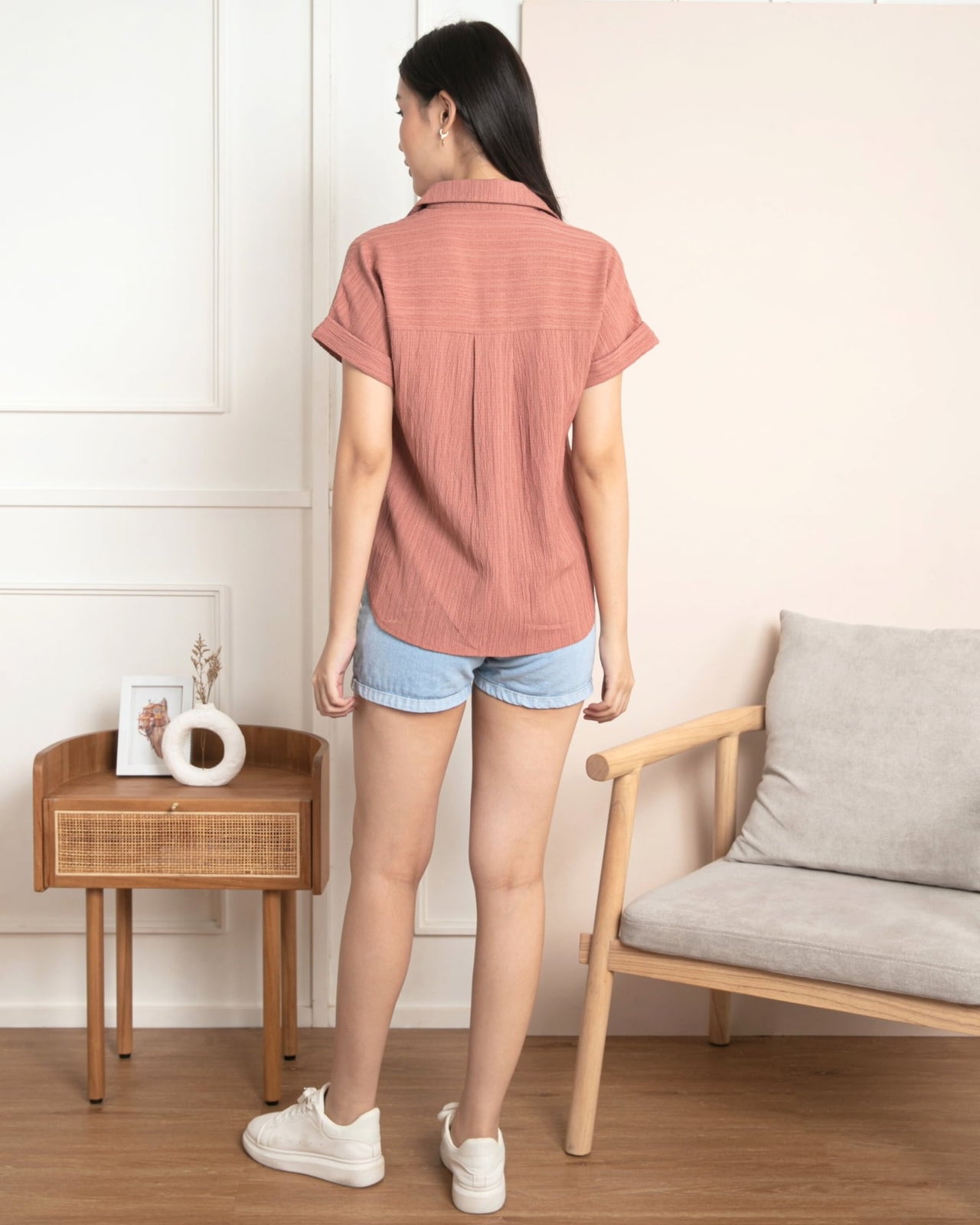 Ms Daisy Amanda Textured Shirt