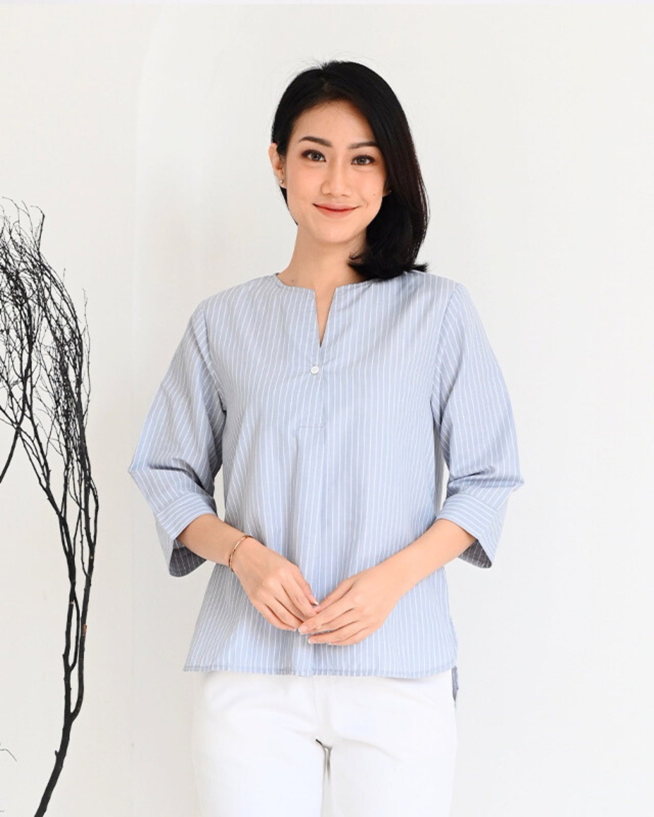 Ms Daisy Serena Stripe Top Kasual