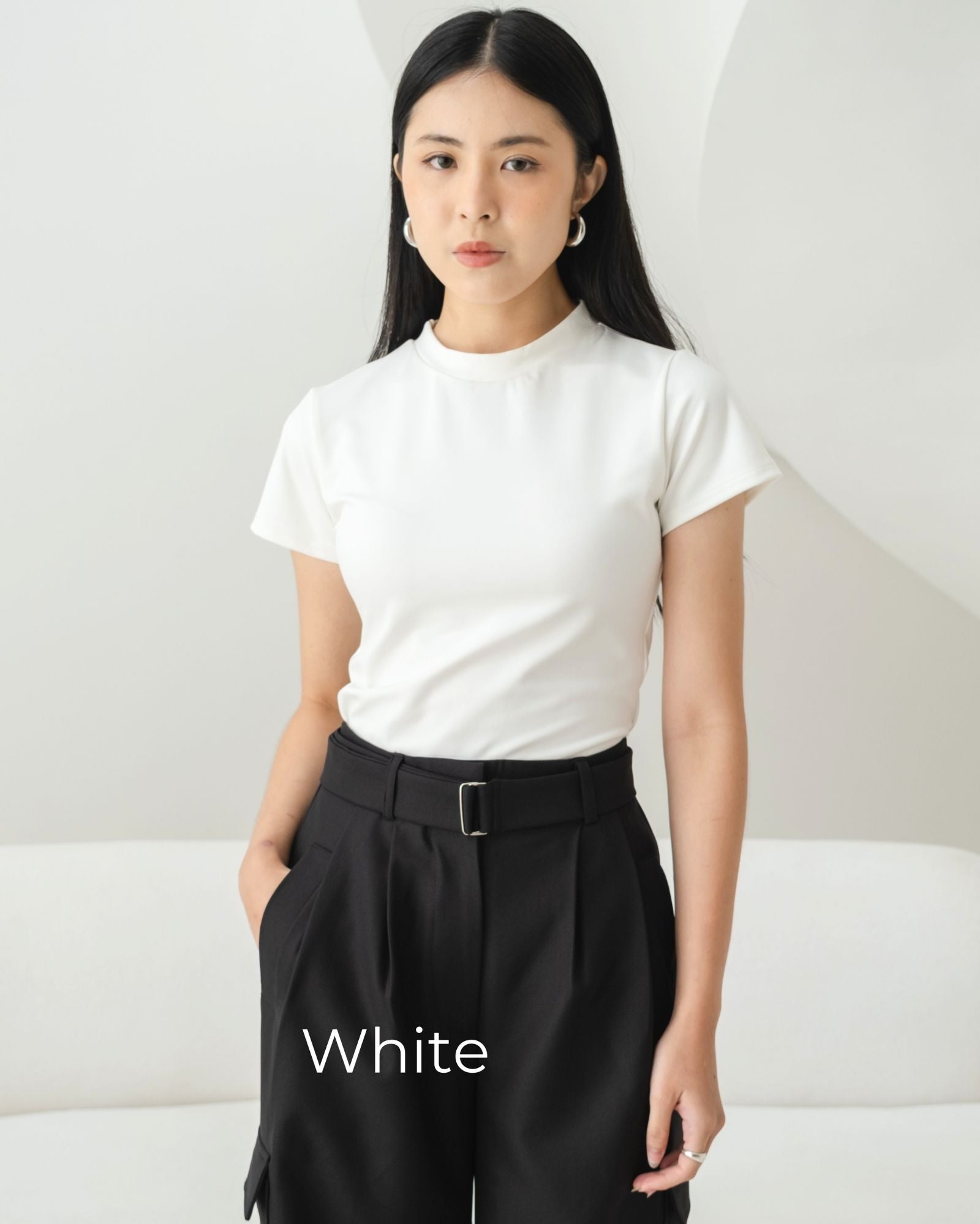 Ms Daisy Alana Basic Fitted T-Shirt
