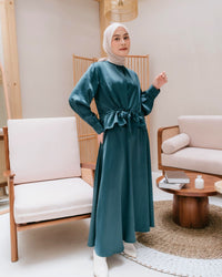 Ms Daisy Amira Satin Top and Skirt Set