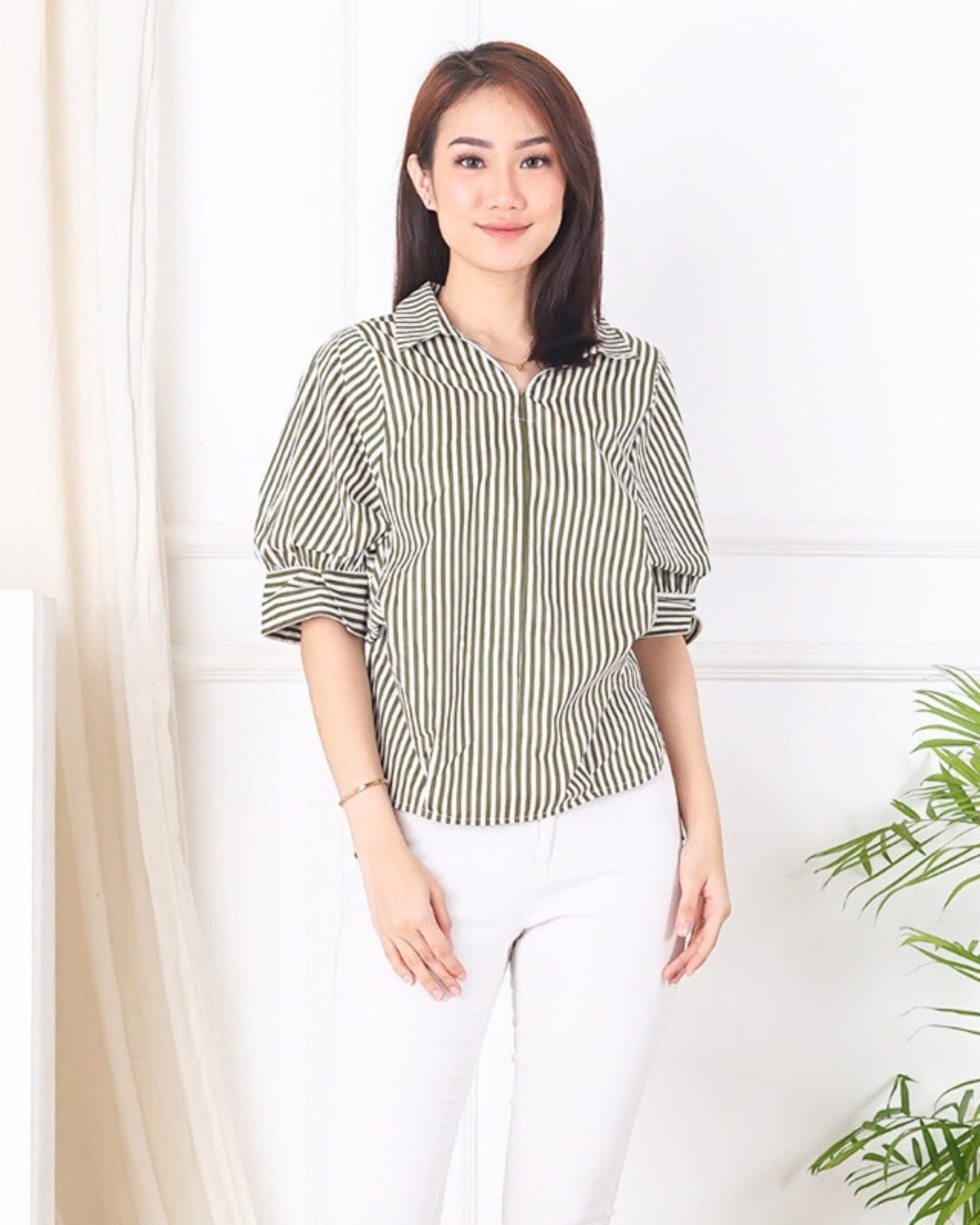 Ms Daisy Zoey Blouse Kasual Baju Atasan Wanita