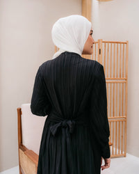 Ariana Textured Belted Dress – Dress Hijab Friendly | Ms Daisy