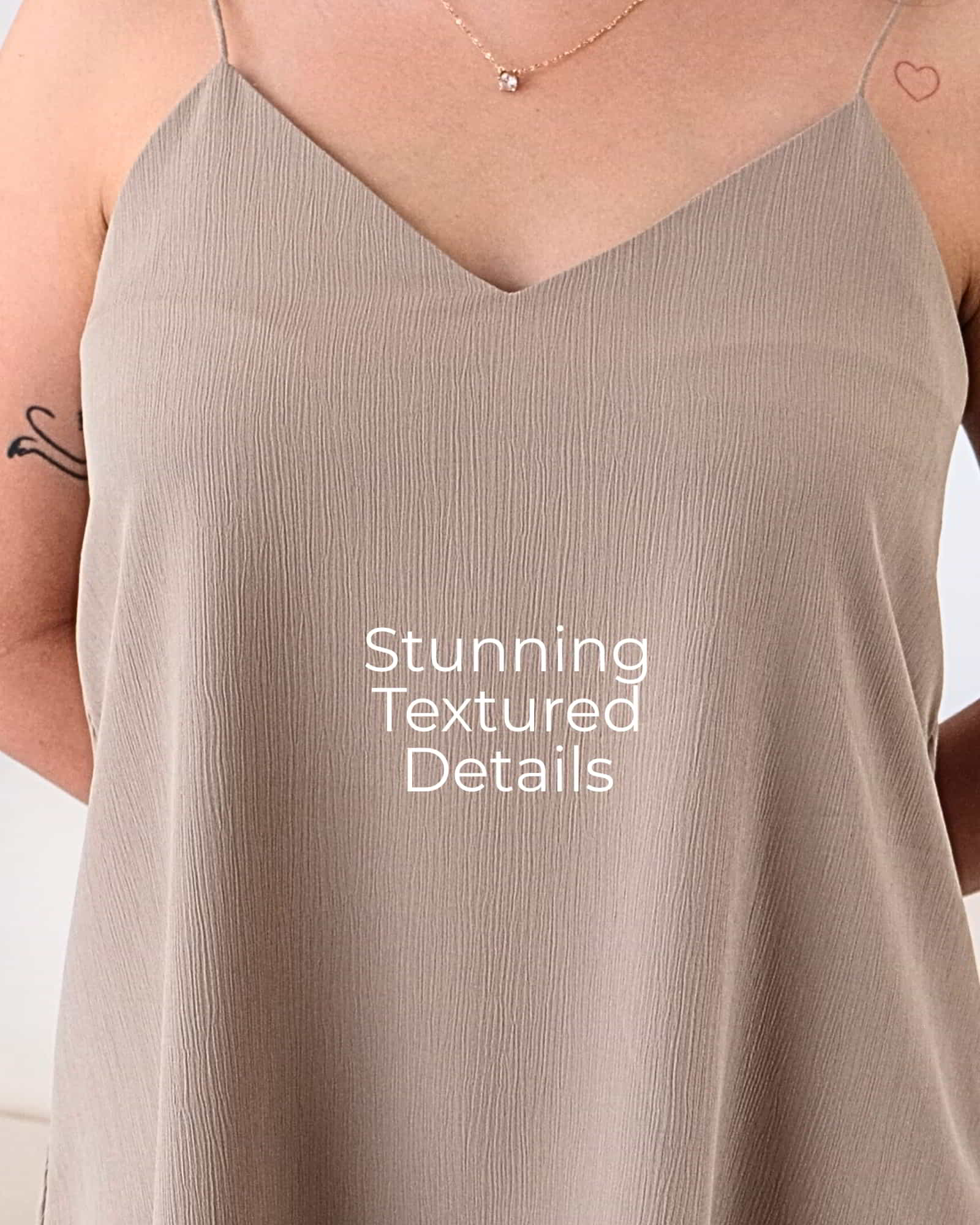 Ms Daisy Eden Textured Reversible Tanktop