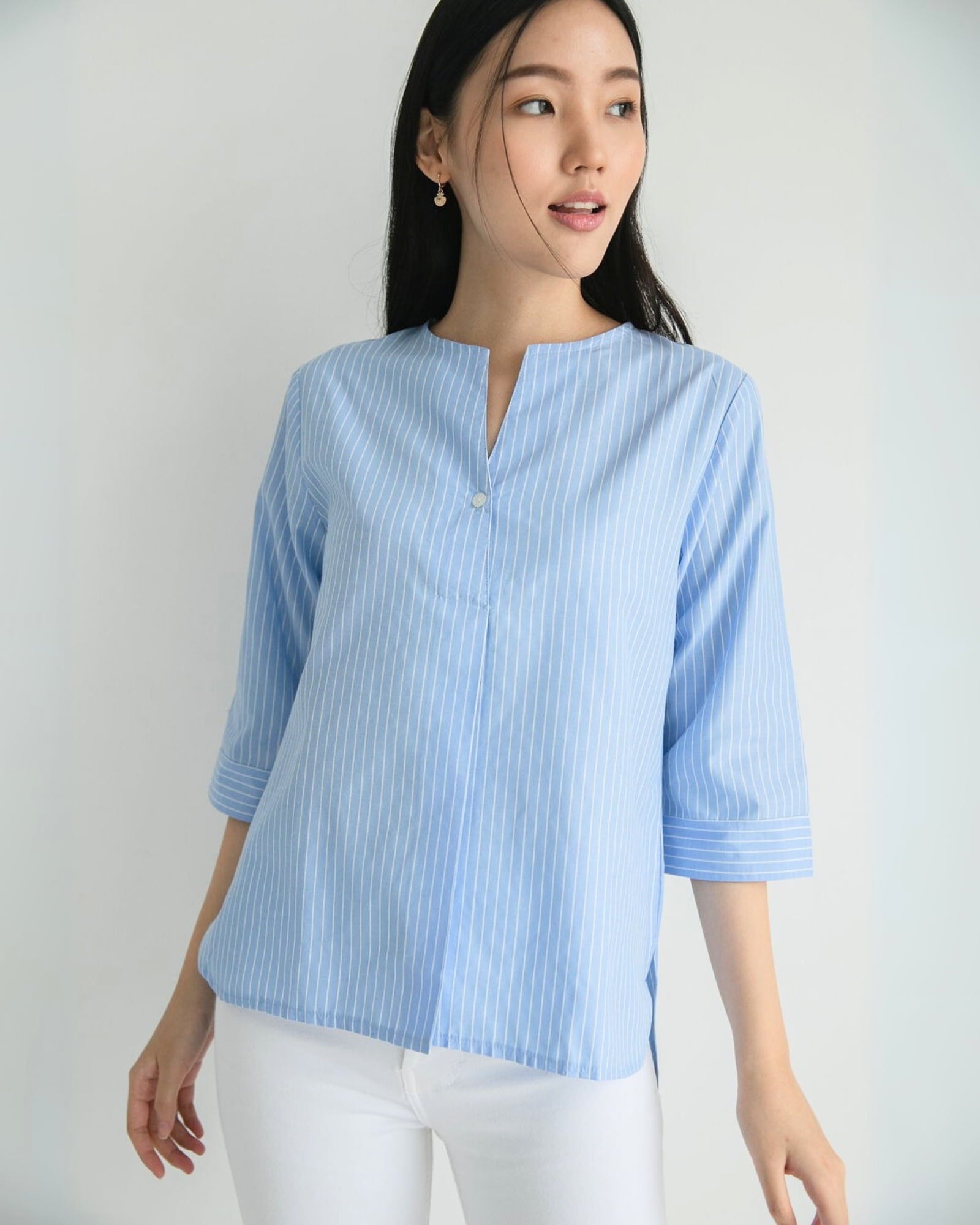 Ms Daisy Serena Stripe Top Kasual