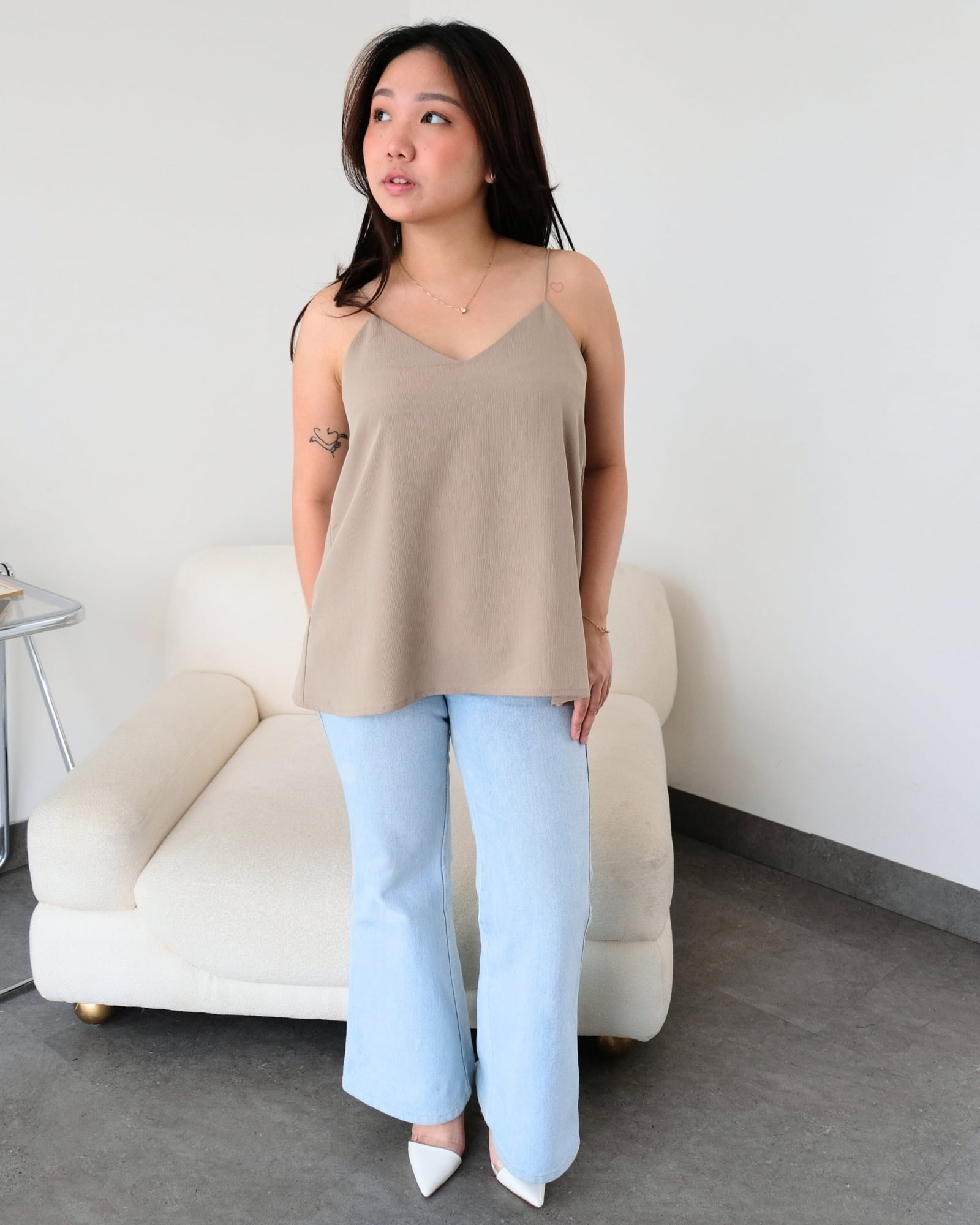 Ms Daisy Eden Textured Reversible Tanktop