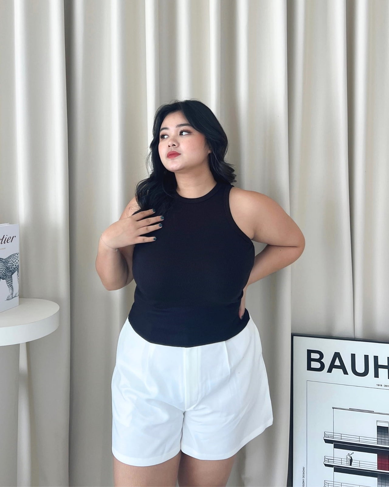Ms Daisy Butter Rib Tank Top Crop Tank Top / Regular Tank Top