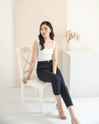 Ms Daisy Viola Slim Fit Cropped Pants