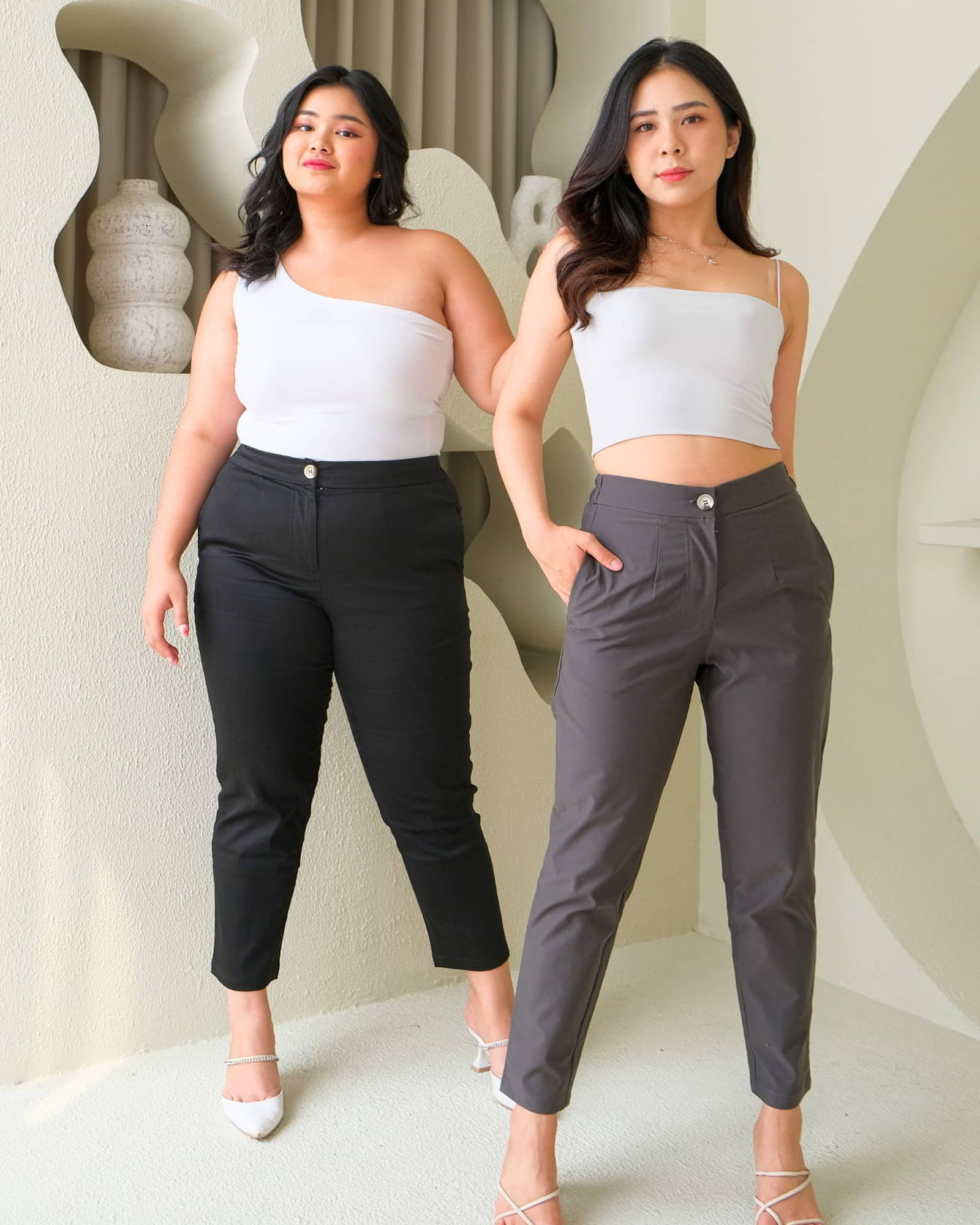 Ms Daisy Mia Basic Cropped Pants