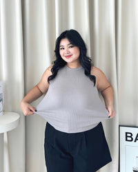 Ms Daisy Butter Rib Tank Top Crop Tank Top / Regular Tank Top