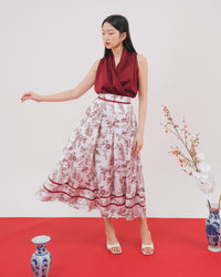 Ms Daisy Mandarin Flare Skirt / Rok (Skirt Only)
