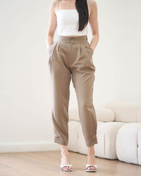 Ms Daisy Cleo Button High Waist Pants