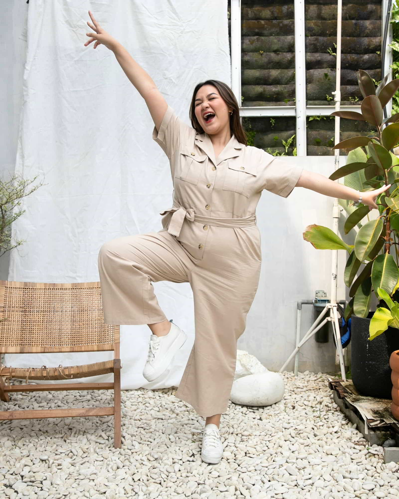 [Ms Daisy x Jourimanzky] Confidence Belted Jumpsuit with Pockets