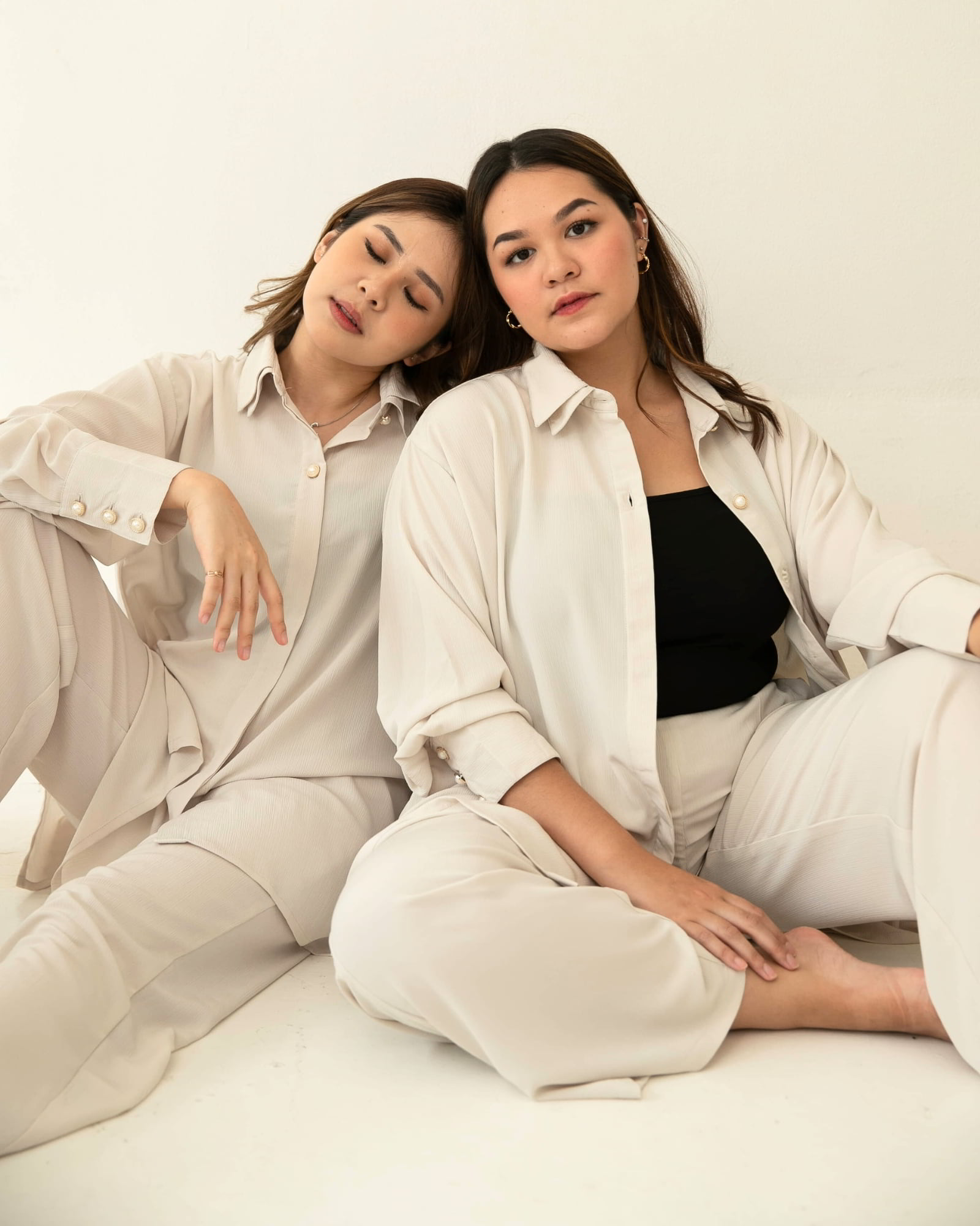 [Ms Daisy x Jourimanzky] Luxo Long Shirt With Cullotes / Set