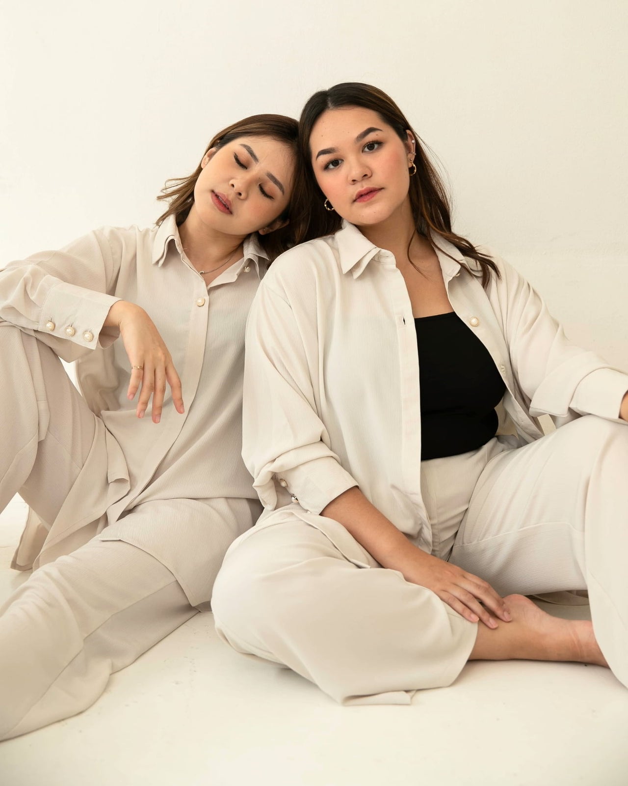 [Ms Daisy x Jourimanzky] Luxo Long Shirt With Cullotes / Set