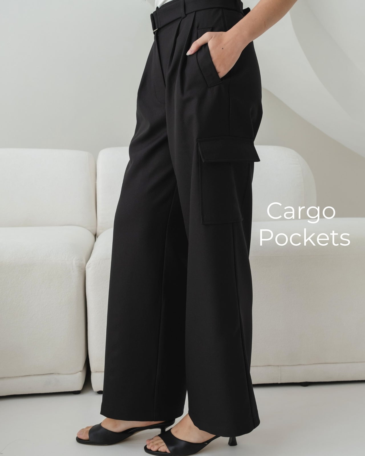 Ms Daisy Alexa Belted Cargo Pants