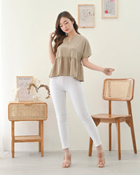 Ms Daisy Fae Baby Doll Crinkle Blouse